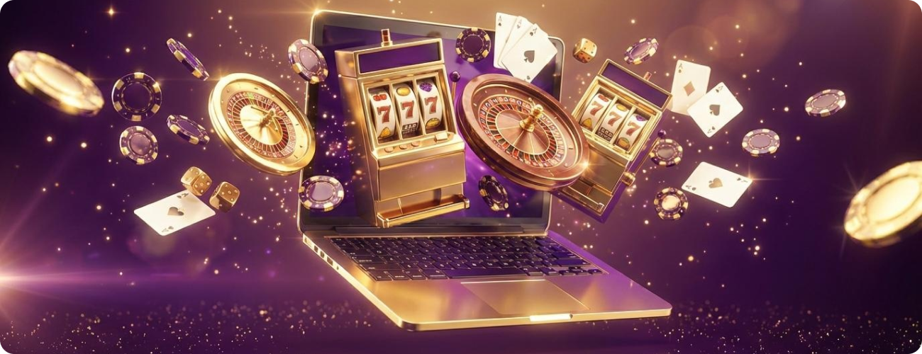 Games section at European online casino